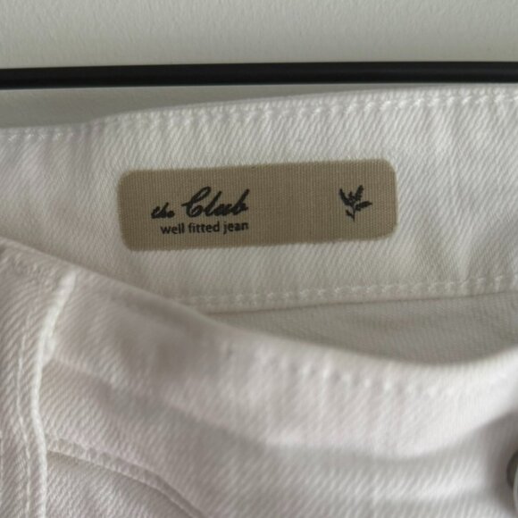 AG Adriano Goldschmied • The Club Well Fitted White Jeans Size 32R - Picture 11 of 14